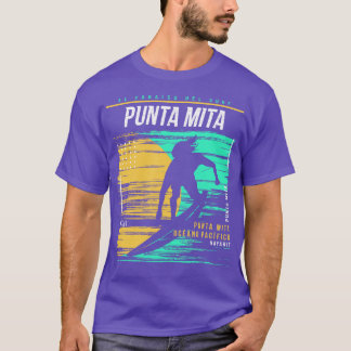 Retro Surfen Punta Mita  Surfer Bea T-shirt