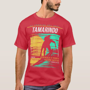 Retro Surfen Tamarindo Costa Rica  Surfer T-shirt