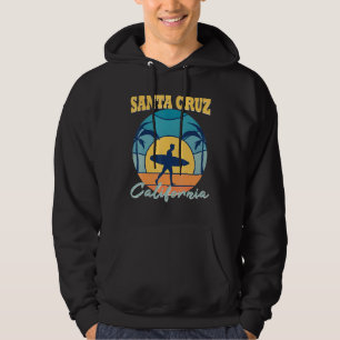 Retro  Surfer Palm Beach Californië Santa C Hoodie