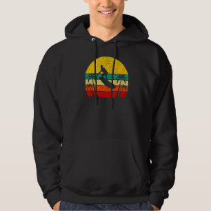 Retro Surfer Surfing Beach Sun & Surf Lif Hoodie