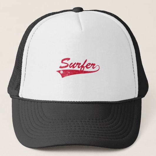 Retro Surfer Trucker Pet (Voorkant)
