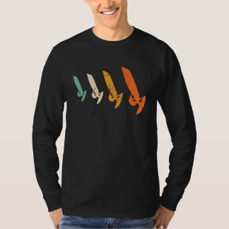 Retro Surfer Vintage Surfer Kitesurfen Windsurfen T-shirt