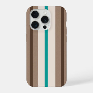 Retro Surfing Strepenpatroon iPhone 15 Pro Hoesje