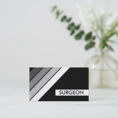 retro SURGEON Visitekaartje (Staand voorkant)