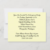 Retro Surprise Party Pour Toutes Les Invitations (Dos)