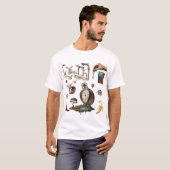 Retro Surreal Collage Aesthetic T-Shirt | Vintage  (Devant entier)