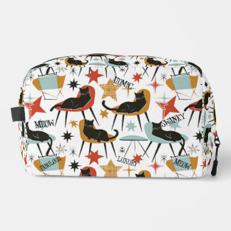 Rétro Swanky Sac de Toilette Chat Noir dans un sty