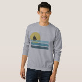 Rétro sweatshirt de voilier (Devant entier)