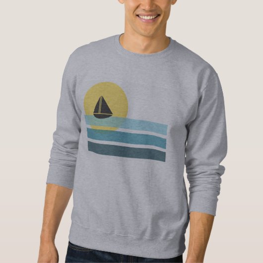 Rétro sweatshirt de voilier (Devant)