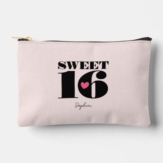 Retro Sweet 16 Verjaardag Gepersonaliseerde Naam R Etui (Voorkant)