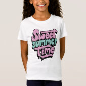 Retro Sweet Summer Time T-shirt (Voorkant)