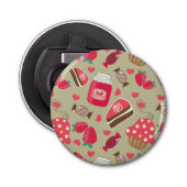 Retro Sweets Button Flesopener (Voorkant)