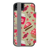 Retro Sweets Incipio iPhone Portemonnee Hoesje (Agenda Achterkant)