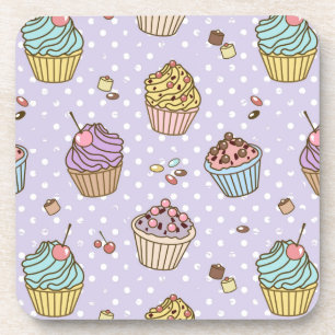 Retro Sweets Pattern Drankjes Onderzetter