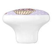 Retro Sweets Pattern Keramische Knop (Zijkant)