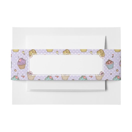 Retro Sweets Pattern Uitnodigingen Wikkel (Voorkant Voorbeeld)