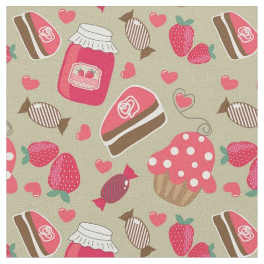 Retro Sweets Stof (Close Up)