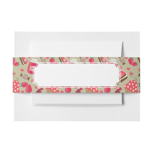 Retro Sweets Uitnodigingen Wikkel (Voorkant Voorbeeld)