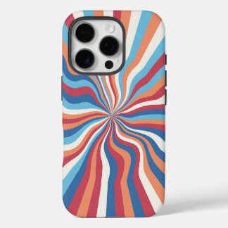 Retro Swirl Abstracte Kunst iPhone / iPad case 16 Pro Hoesje