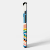 Retro Swirl Art Abstrait iPhone / coque ipad (Verso / Gauche)