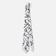 Retro Swirl Modern Zwart Wit