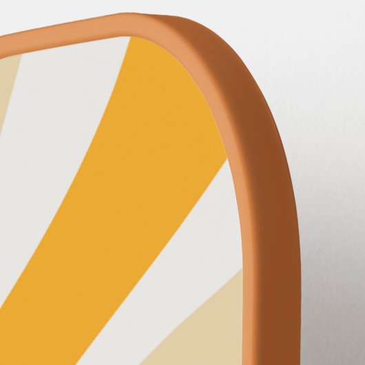 Retro Swirl Pickleball Paddle | Groovy Sunshine (Links Detail)