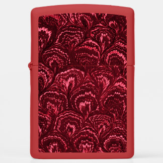 Retro Swirls Garnet Red