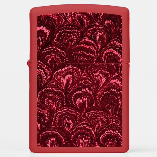 Retro Swirls Garnet Red (Voorkant)