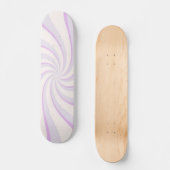 Retro Swirls Skateboard (Voorkant)