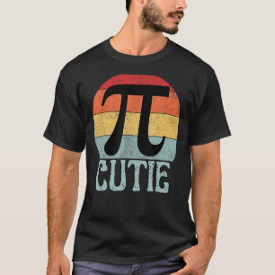 Retro Symbool Pi Dag Wiskunde Leeraar Funny Pi T-shirt