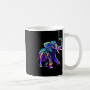 Retro Synthwave 80s 90s Olifant Slurf Omhoog Chakr Koffiemok