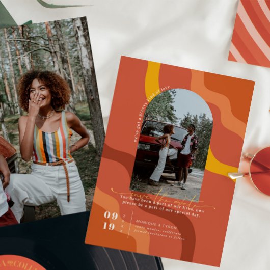 Retro Szevties | Foto maken Datum opslaan Save The Date