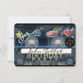 Retro T3 Audiotape 55e anniversaire Invitation de  (Devant)
