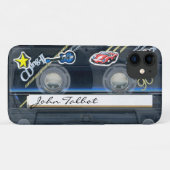 Retro T3 Audiotape Cassette gepersonaliseerde iPC  Case-Mate iPhone Case (Achterkant (horizontaal))