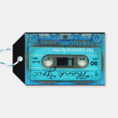 Retro T4 Audiotape 55e Verjaardag Dank u Gift T Cadeaulabel (Achterkant Horizontaal)