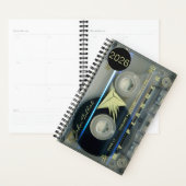 Retro T5 Audiotape Muziekofferte gepersonaliseerd  Planner (Display)