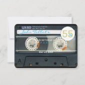 Retro T6 Audiotape 55e anniversaire Invitation de  (Devant)