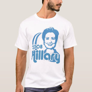 Rétro t de T-shirt de Hillary Hillary