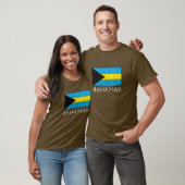 Rétro T-shirt de drapeau des Bahamas (Unisexe)