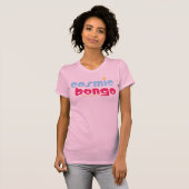 Rétro T-shirt de filles cosmiques de bongo (Devant entier)