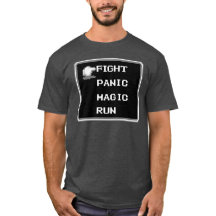 Rétro T-shirt de menu de RPG (à 8 bits)