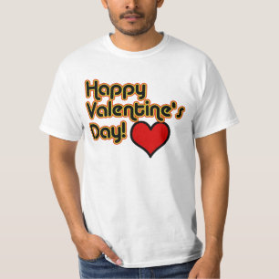 Rétro T-shirt de style de heureuse Sainte-Valentin