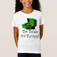 Rétro T-shirt de tourne-disque