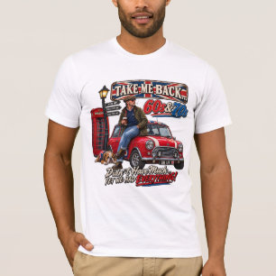 Rétro T-shirt des années 60 et 70 Rake Me Back