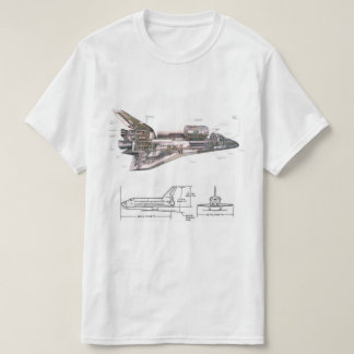 Rétro T-shirt frais de navette spatiale