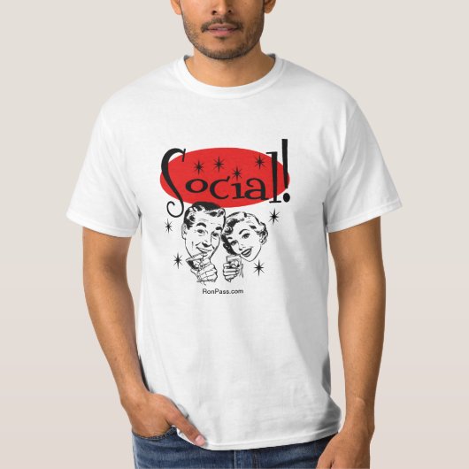 Rétro T-shirt social (Devant)