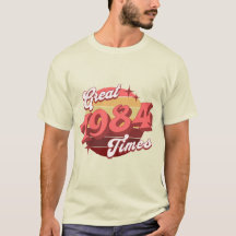 Retro T-shirt uit de jaren 80
