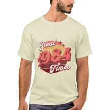 Retro T-shirt uit de jaren 80