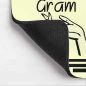 Retro T-shirts en de Giften van het Gram Muismat (Hoek)