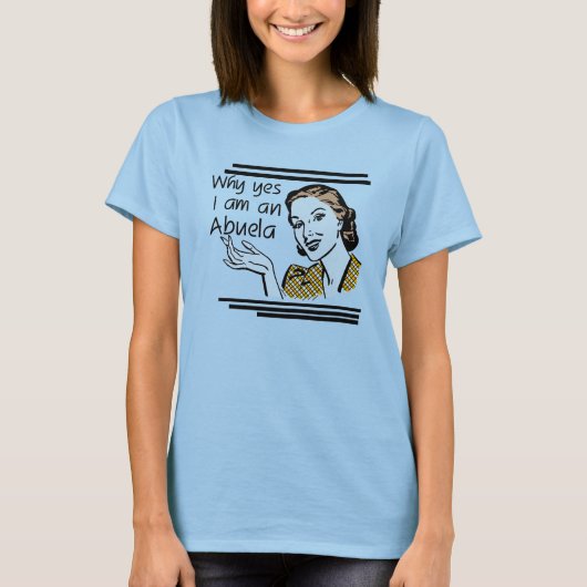 Rétro T-shirts et cadeaux d'Abuela (Devant)
